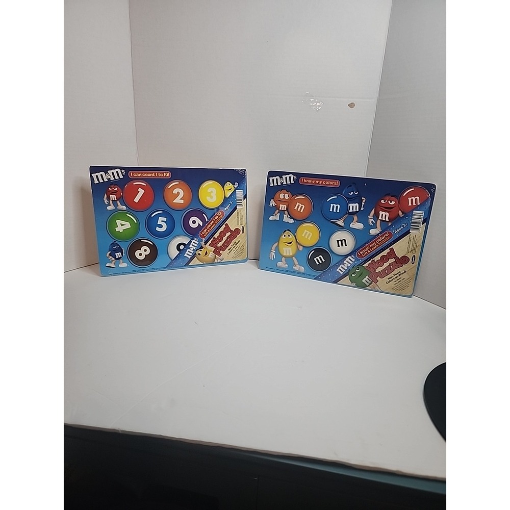 M&Ms Wood Puzzles I know My‎ Colors and I Can Count To 10